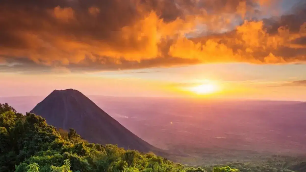 Volcán Santa Ana en El Salvador