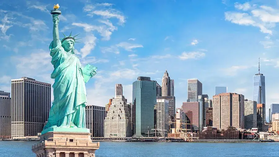 Estatua de la Libertad en Nueva York, uno de los símbolos más importantes de Estados Unidos